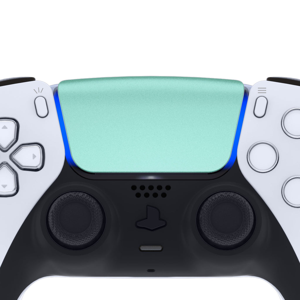 eXtremeRate Replacement Custom Touchpad Cover Compatible with PS5 Controller BDM-010/020/030/040/050/060 - Metallic Vista Green eXtremeRate