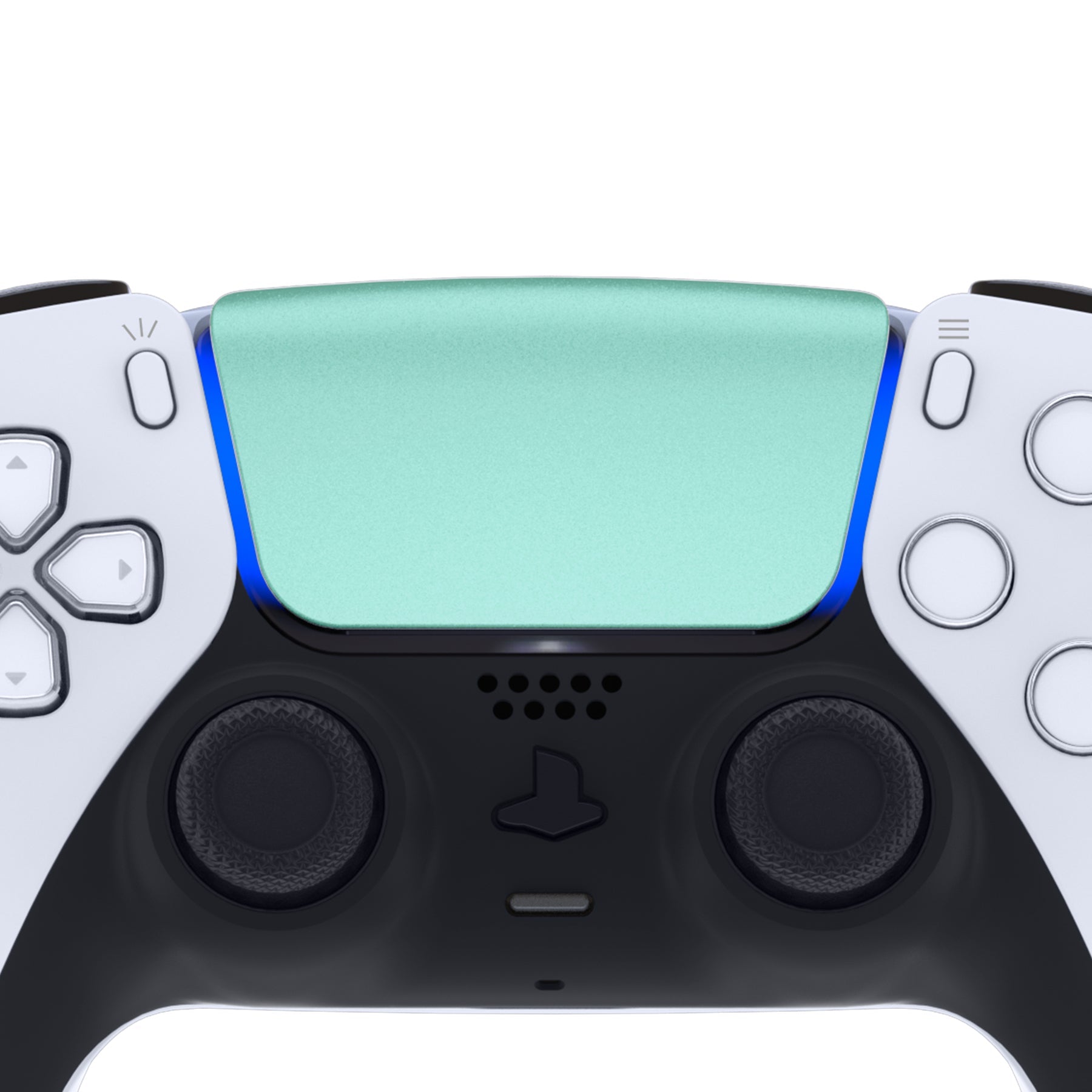 eXtremeRate Replacement Custom Touchpad Cover Compatible with PS5 Controller BDM-010/020/030/040/050/060 - Metallic Vista Green eXtremeRate