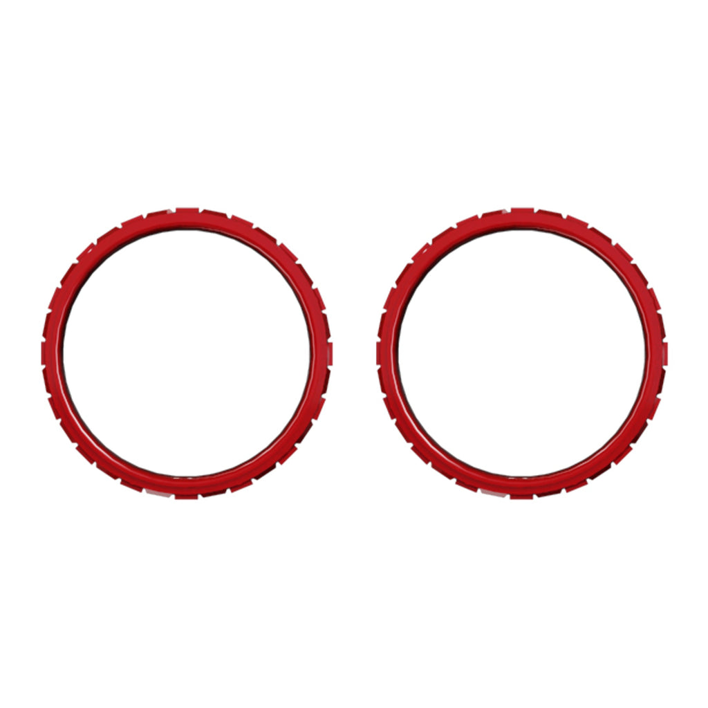 eXtremeRate Custom Replacement Accent Rings for PS5 Controller - Scarlet Red eXtremeRate