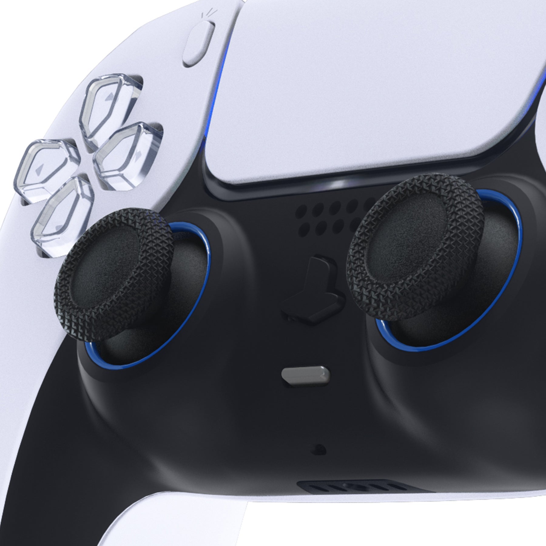 eXtremeRate Custom Replacement Accent Rings for PS5 Controller - Blue eXtremeRate