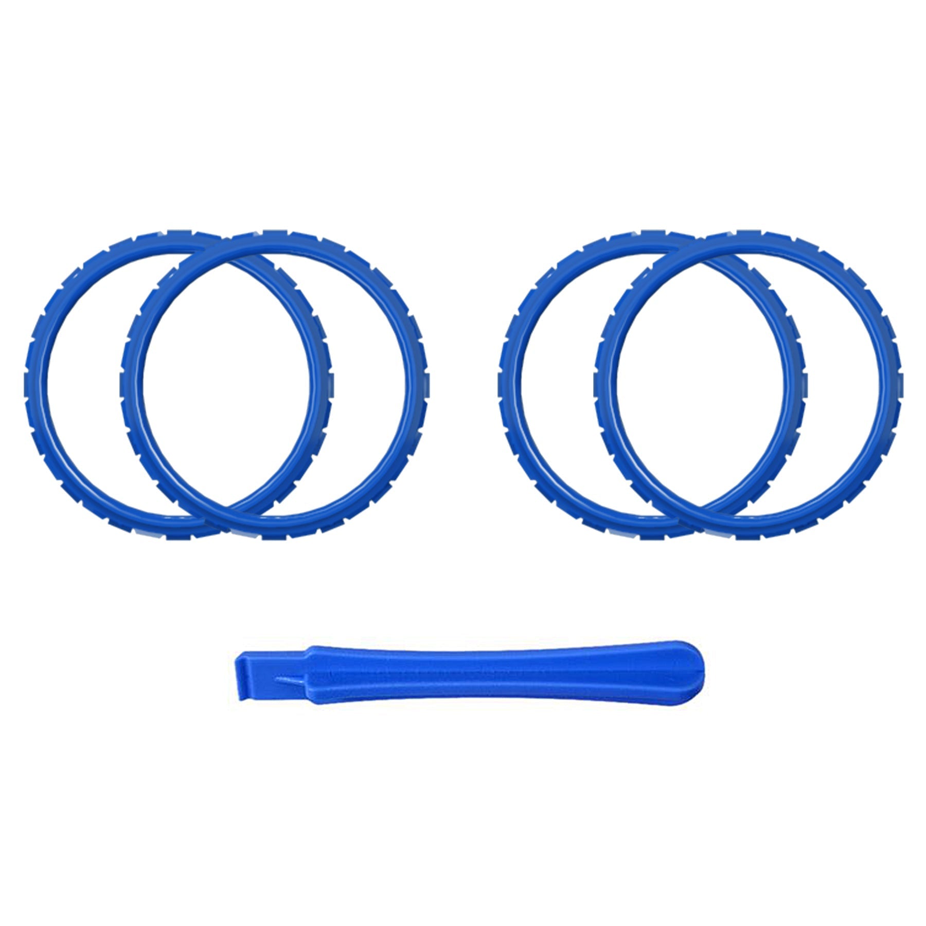 eXtremeRate Custom Replacement Accent Rings for PS5 Controller - Blue eXtremeRate