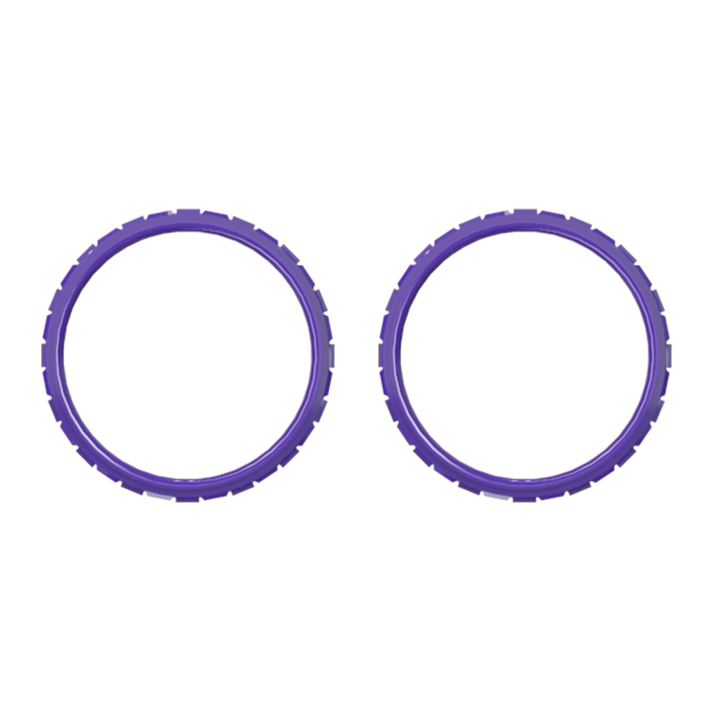 eXtremeRate Custom Replacement Accent Rings for PS5 Controller - Purple eXtremeRate