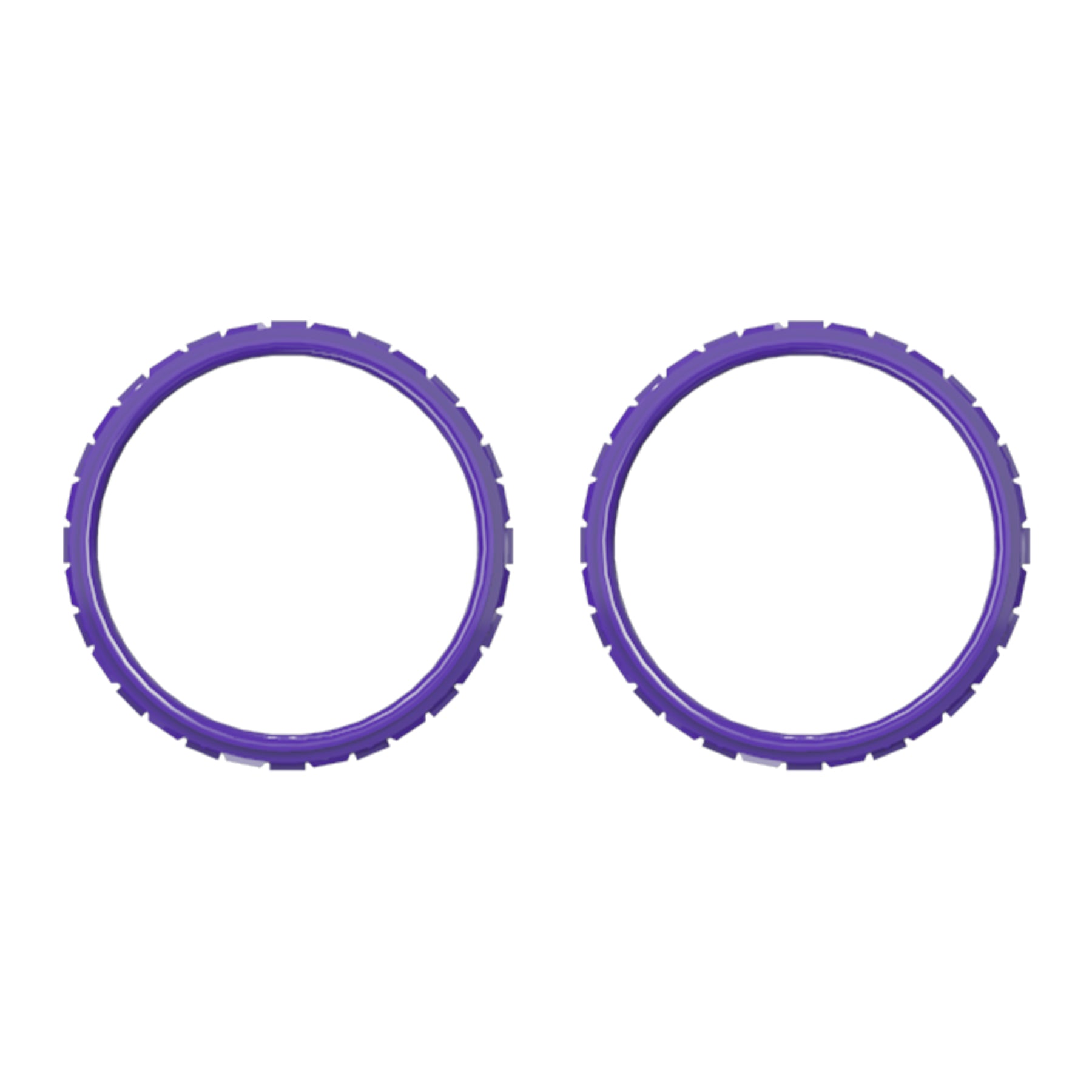 eXtremeRate Custom Replacement Accent Rings for PS5 Controller - Purple eXtremeRate