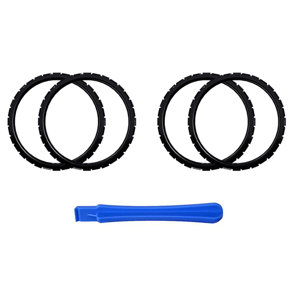 eXtremeRate Custom Replacement Accent Rings for PS5 Controller - Black eXtremeRate