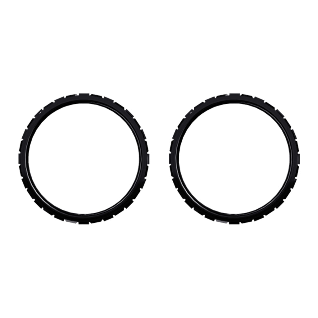 eXtremeRate Custom Replacement Accent Rings for PS5 Controller - Black eXtremeRate