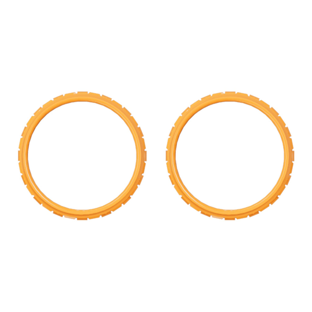 eXtremeRate Custom Replacement Accent Rings for PS5 Controller - Caution Yellow eXtremeRate