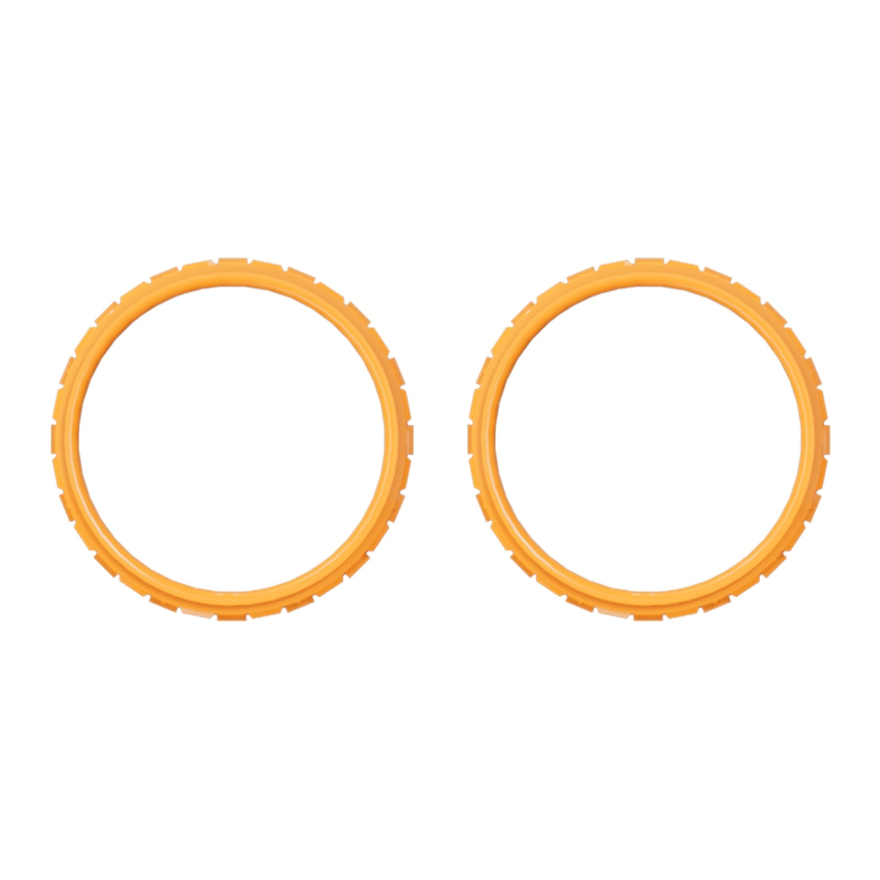 eXtremeRate Custom Replacement Accent Rings for PS5 Controller - Caution Yellow eXtremeRate