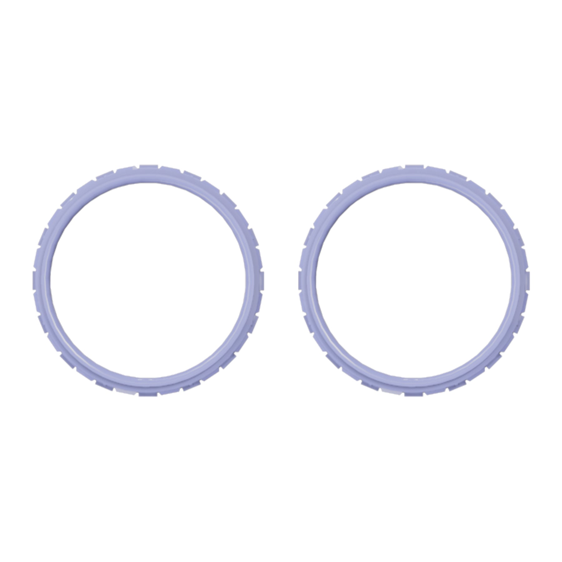 eXtremeRate Custom Replacement Accent Rings for PS5 Controller - Light Violet eXtremeRate