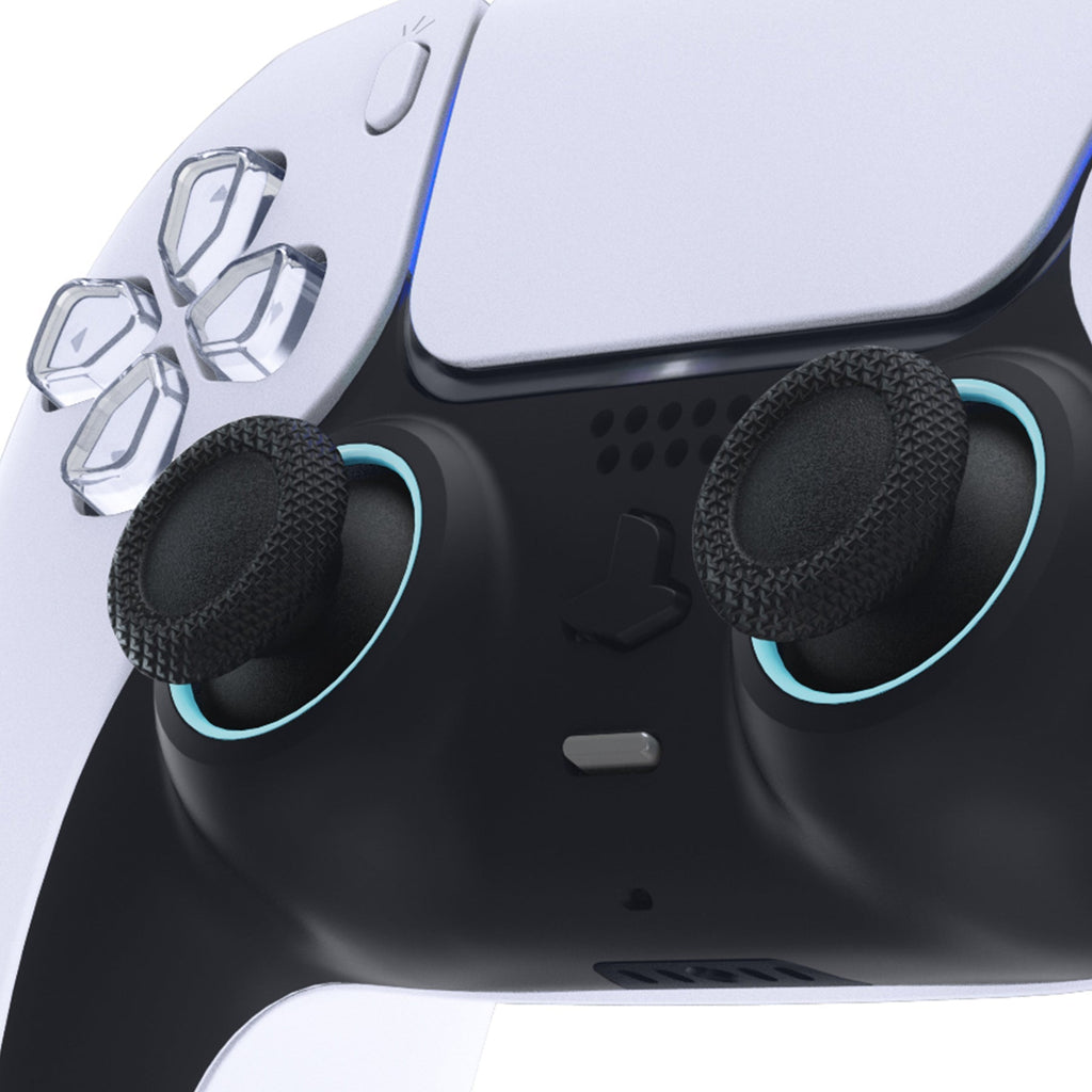 eXtremeRate Custom Replacement Accent Rings for PS5 Controller - Heaven Blue eXtremeRate
