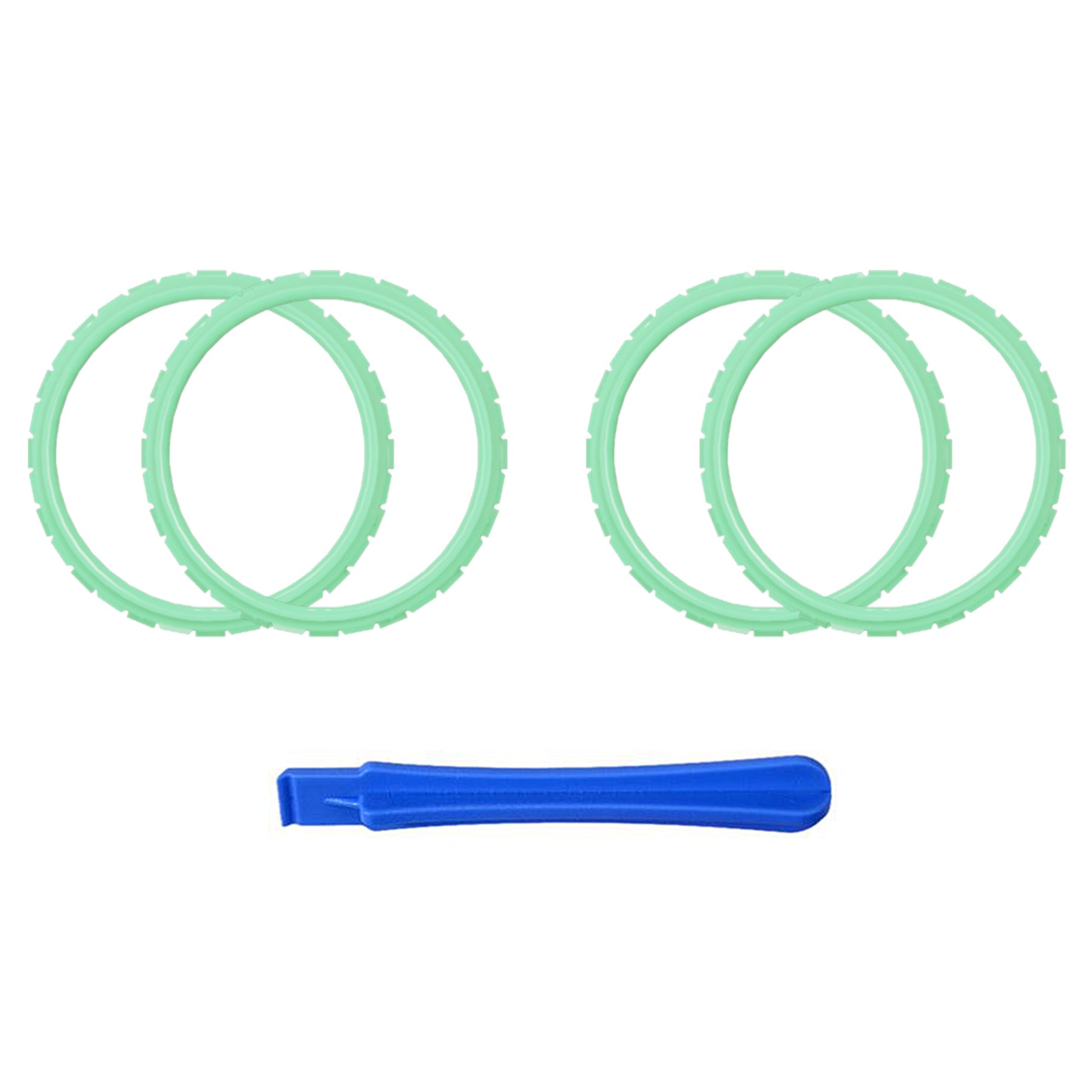eXtremeRate Custom Replacement Accent Rings for PS5 Controller - Mint Green eXtremeRate