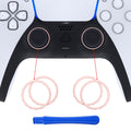 eXtremeRate Custom Replacement Accent Rings for PS5 Controller - Cherry Blossoms Pink eXtremeRate