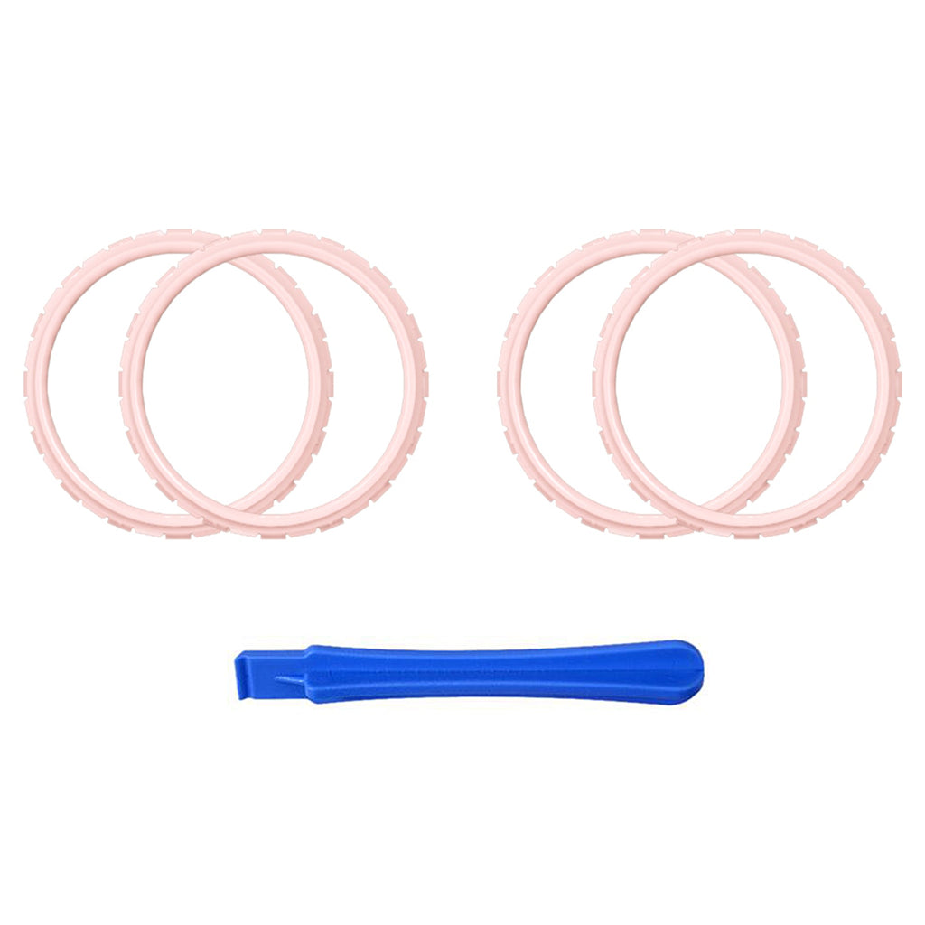 eXtremeRate Custom Replacement Accent Rings for PS5 Controller - Cherry Blossoms Pink eXtremeRate