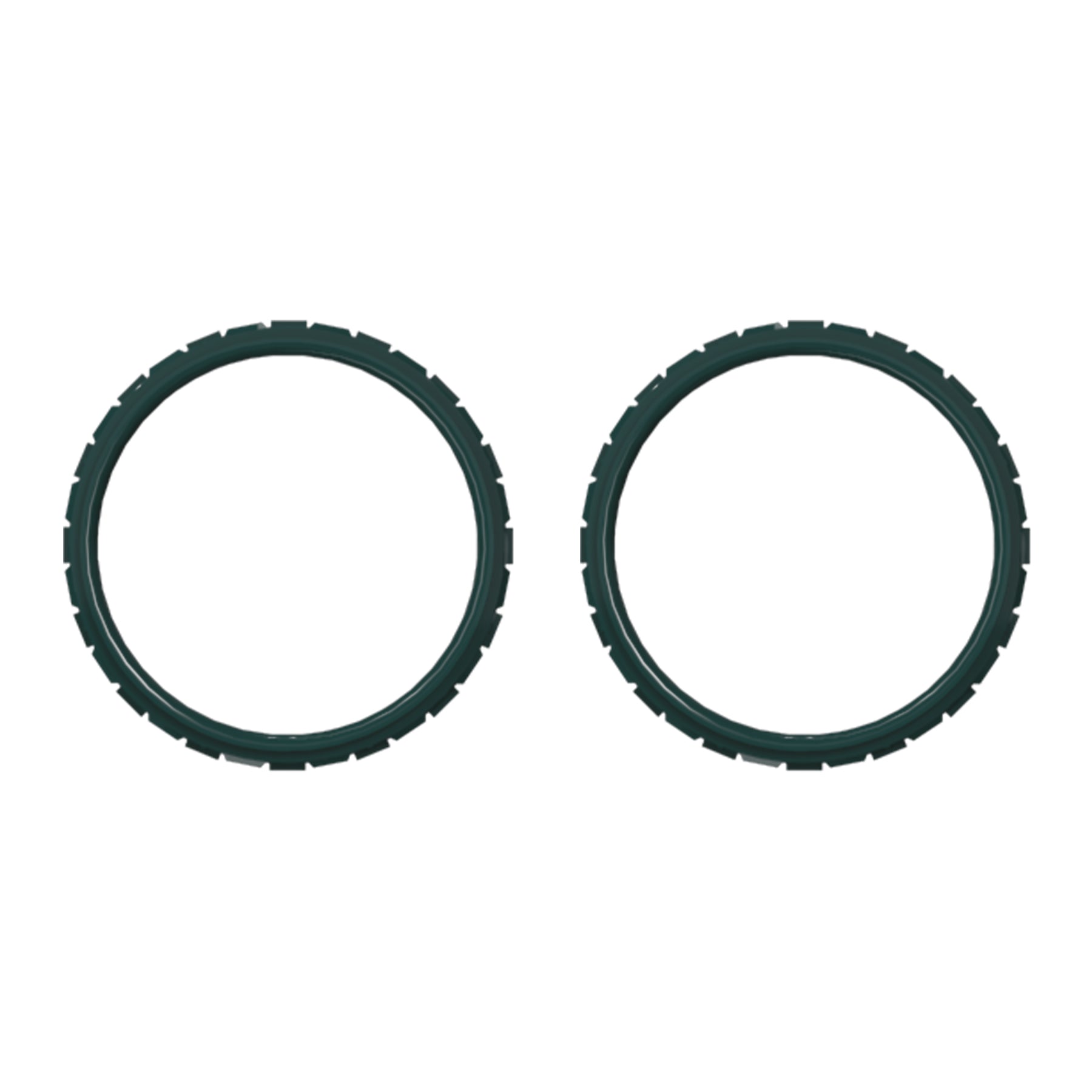 eXtremeRate Custom Replacement Accent Rings for PS5 Controller - Racing Green eXtremeRate