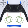 eXtremeRate Custom Replacement Accent Rings for PS5 Controller - Matcha Green eXtremeRate