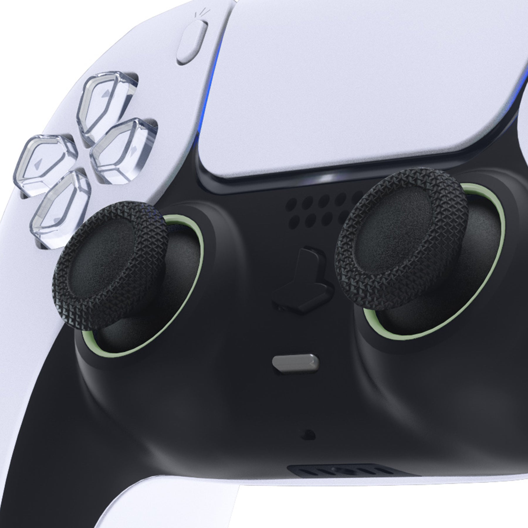 eXtremeRate Custom Replacement Accent Rings for PS5 Controller - Matcha Green eXtremeRate