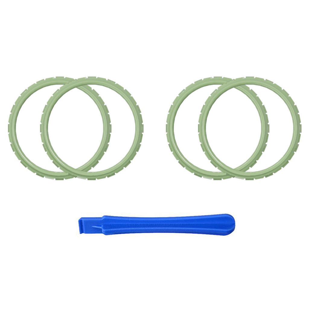 eXtremeRate Custom Replacement Accent Rings for PS5 Controller - Matcha Green eXtremeRate