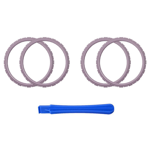 eXtremeRate Custom Replacement Accent Rings for PS5 Controller - Dark Grayish Violet eXtremeRate