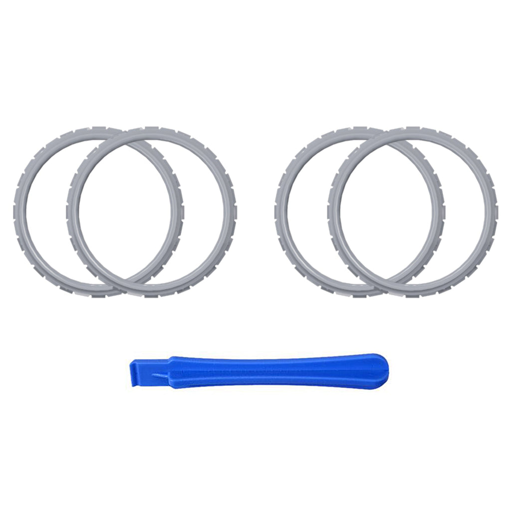 eXtremeRate Custom Replacement Accent Rings for PS5 Controller - New Hope Gray eXtremeRate