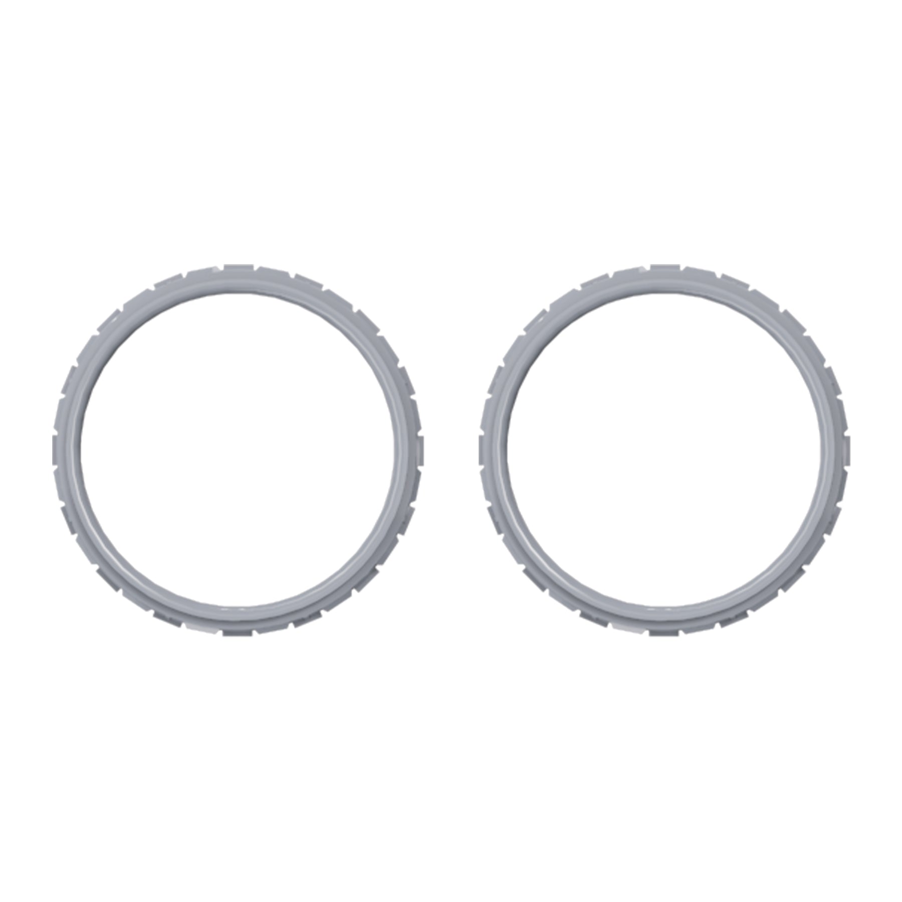 eXtremeRate Custom Replacement Accent Rings for PS5 Controller - New Hope Gray eXtremeRate