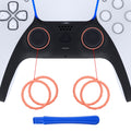 eXtremeRate Custom Replacement Accent Rings for PS5 Controller - Coral eXtremeRate