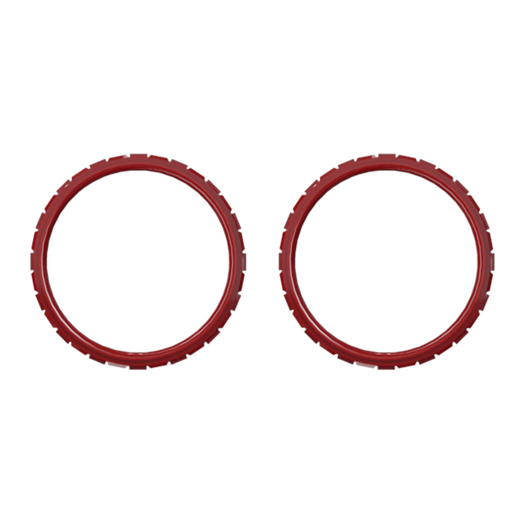 eXtremeRate Custom Replacement Accent Rings for PS5 Controller - Carmine Red eXtremeRate