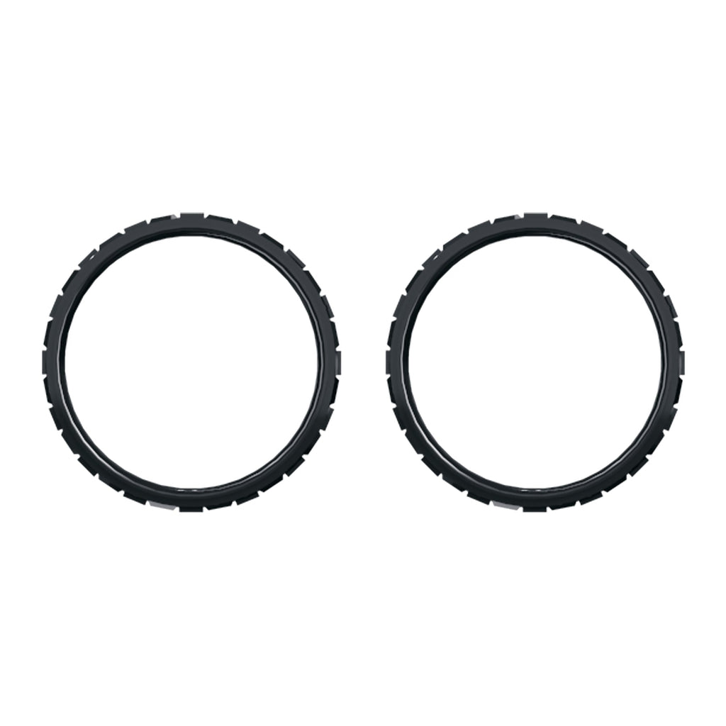 eXtremeRate Custom Replacement Accent Rings for PS5 Controller - Solid Black eXtremeRate