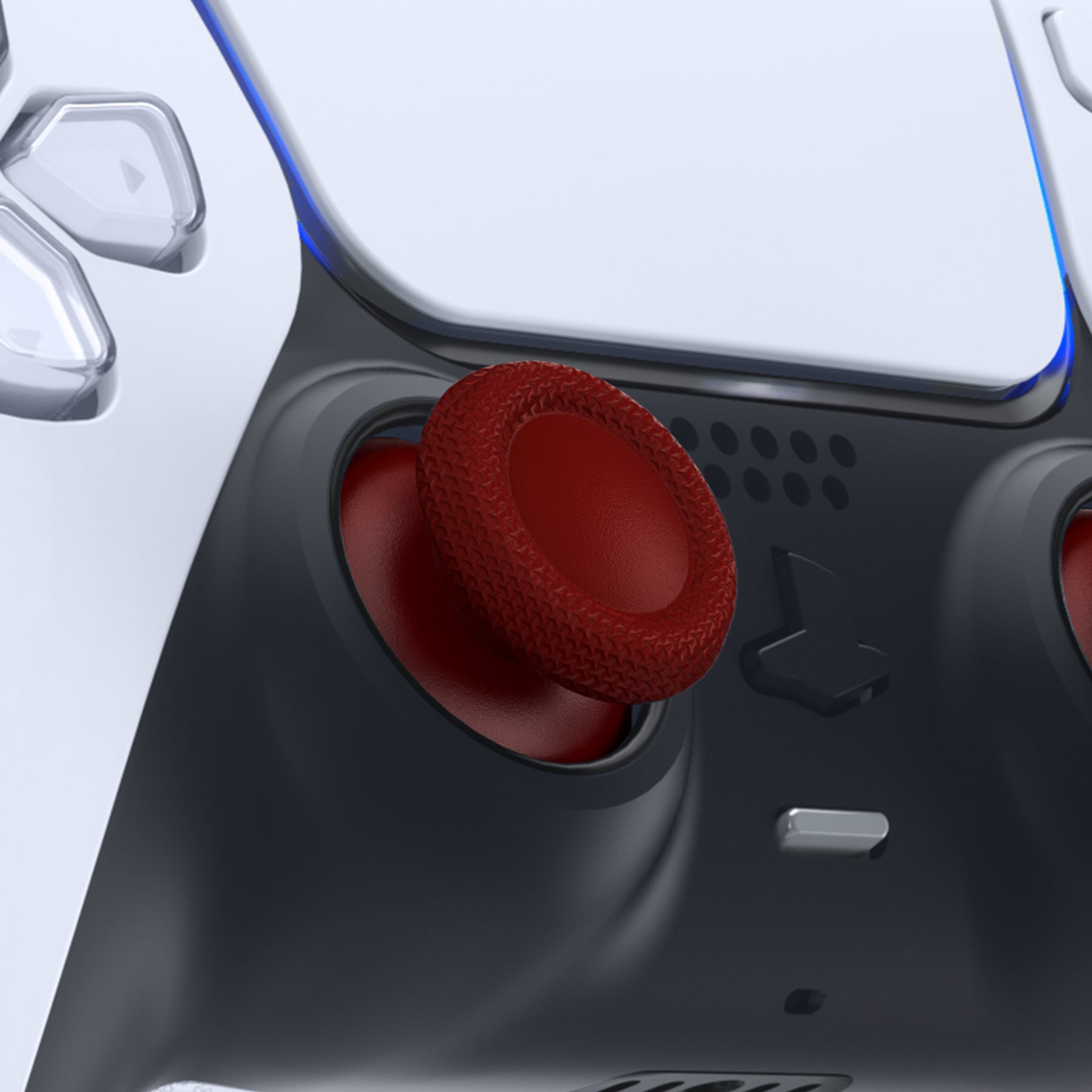 eXtremeRate Replacement Thumbsticks Analog Stick Joystick Compatible with PS5 & PS4 All Model Controller - Carmine Red eXtremeRate