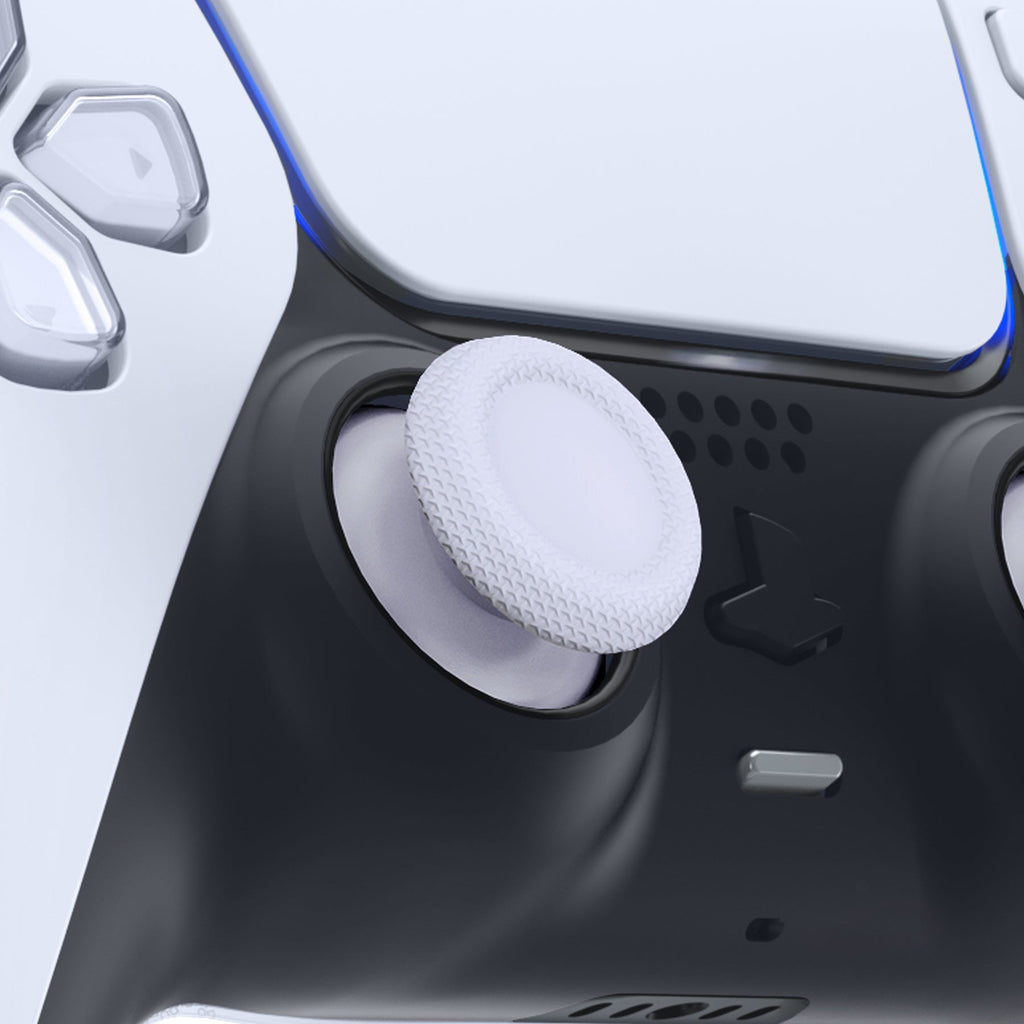 eXtremeRate Replacement Thumbsticks Analog Stick Joystick Compatible with PS5 & PS4 All Model Controller - Solid White eXtremeRate