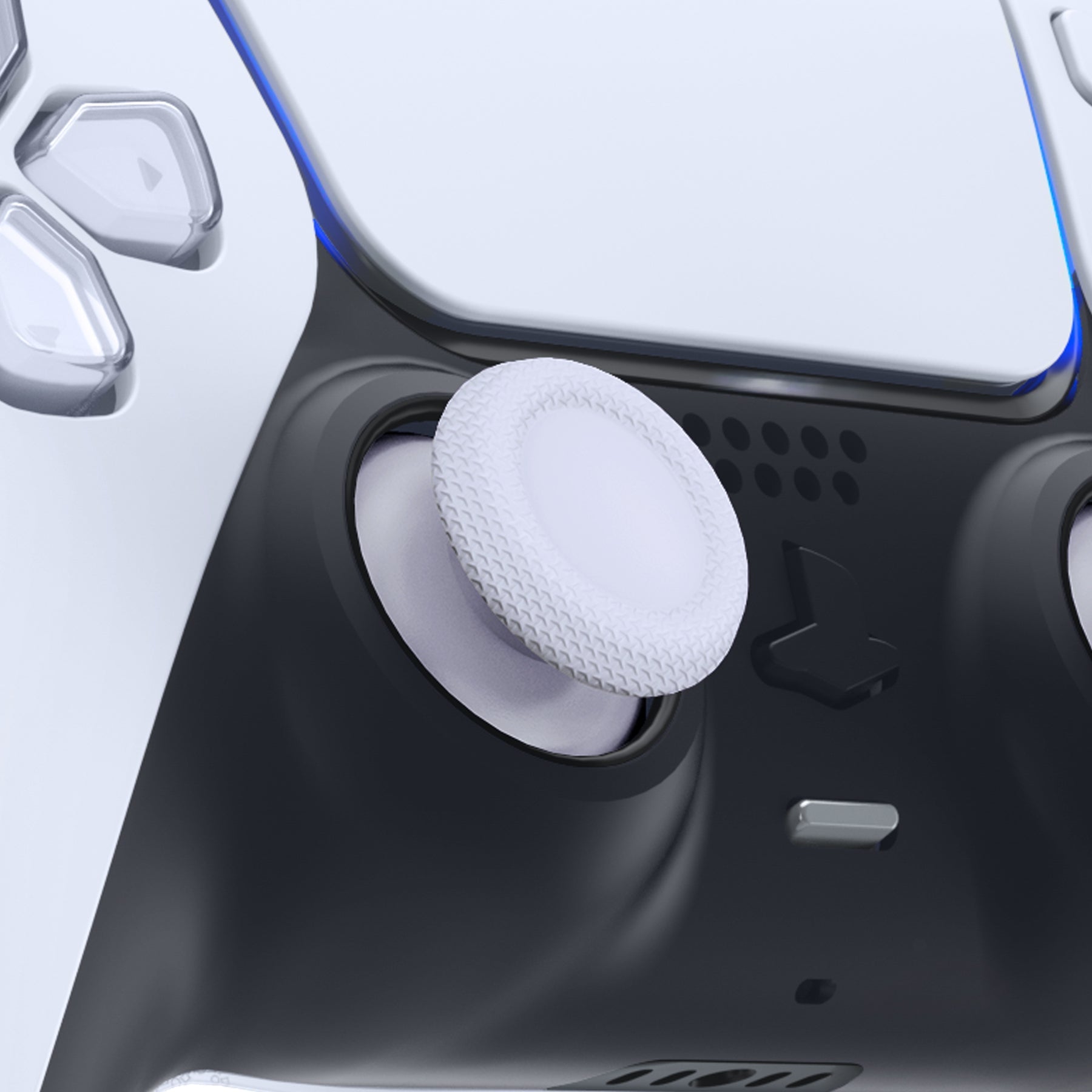 eXtremeRate Replacement Thumbsticks Analog Stick Joystick Compatible with PS5 & PS4 All Model Controller - Solid White eXtremeRate
