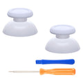 eXtremeRate Replacement Thumbsticks Analog Stick Joystick Compatible with PS5 & PS4 All Model Controller - Solid White eXtremeRate