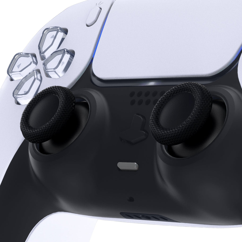 eXtremeRate Replacement Thumbsticks Analog Stick Joystick Compatible with PS5 & PS4 All Model Controller - Black eXtremeRate