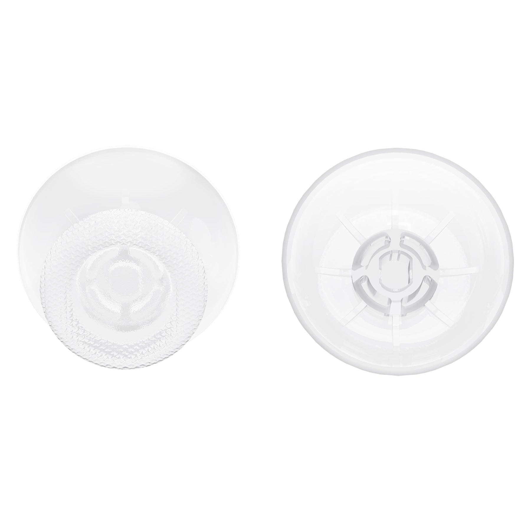eXtremeRate Replacement Thumbsticks Analog Stick Joystick Compatible with PS5 & PS4 All Model Controller - Clear eXtremeRate