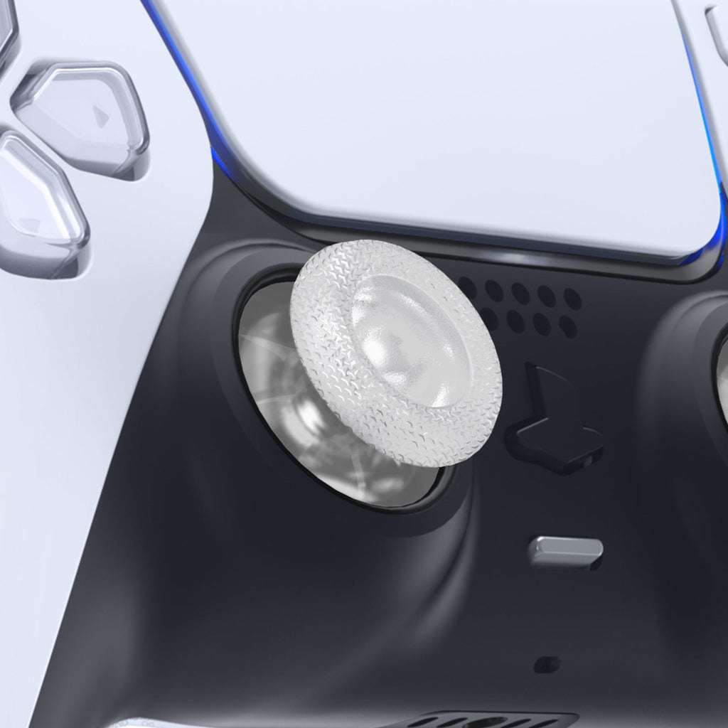 eXtremeRate Replacement Thumbsticks Analog Stick Joystick Compatible with PS5 & PS4 All Model Controller - Clear eXtremeRate