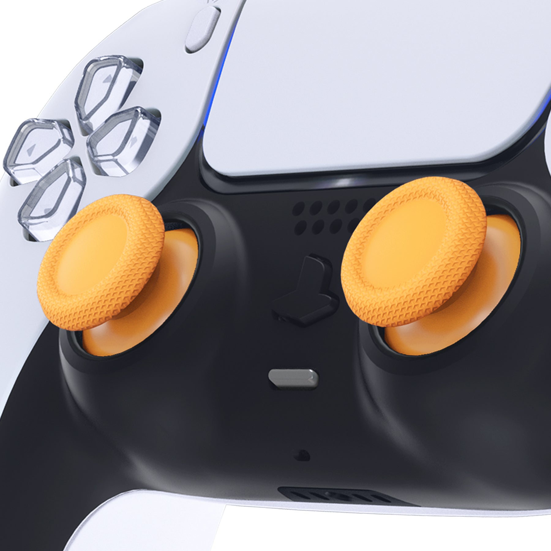 eXtremeRate Replacement Thumbsticks Analog Stick Joystick Compatible with PS5 & PS4 All Model Controller - Caution Yellow eXtremeRate