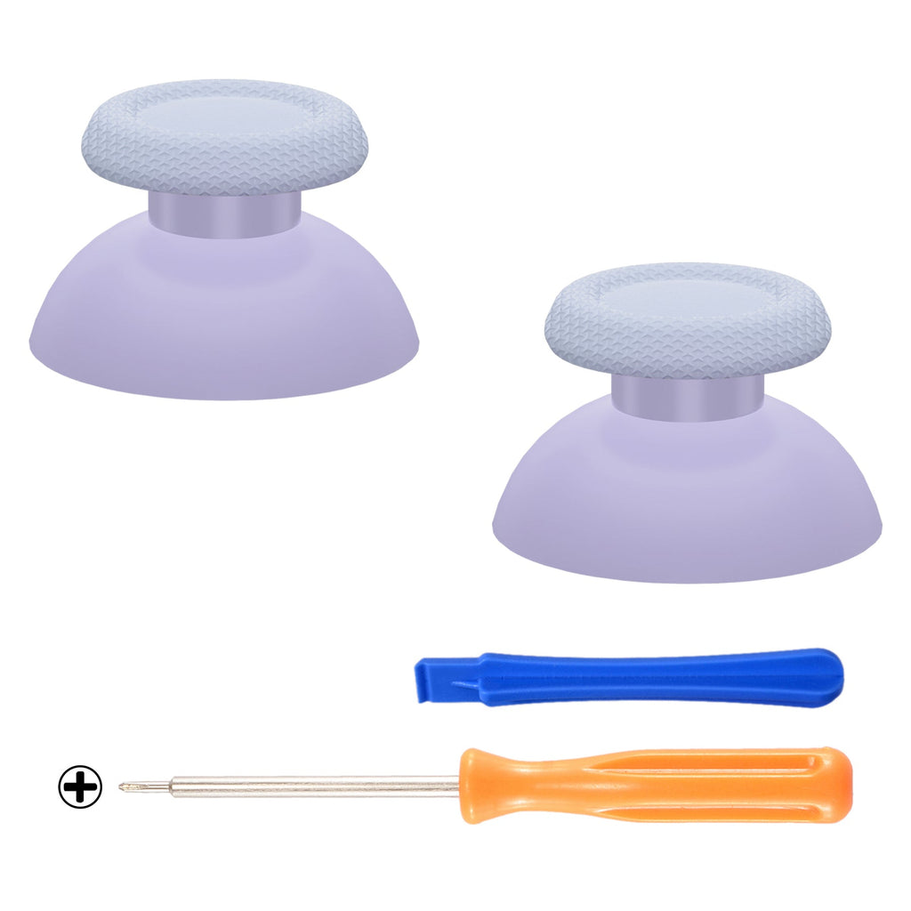 eXtremeRate Replacement Thumbsticks Analog Stick Joystick Compatible with PS5 & PS4 All Model Controller - Light Violet eXtremeRate