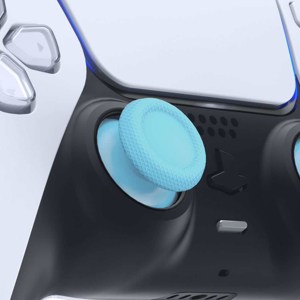 eXtremeRate Replacement Thumbsticks Analog Stick Joystick Compatible with PS5 & PS4 All Model Controller - Heaven Blue eXtremeRate