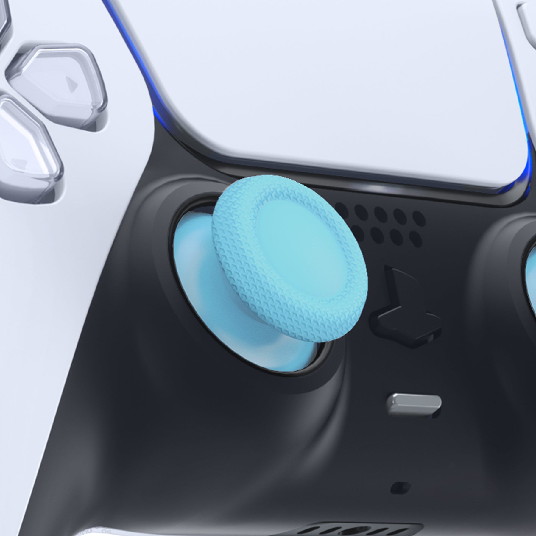 eXtremeRate Replacement Thumbsticks Analog Stick Joystick Compatible with PS5 & PS4 All Model Controller - Heaven Blue eXtremeRate