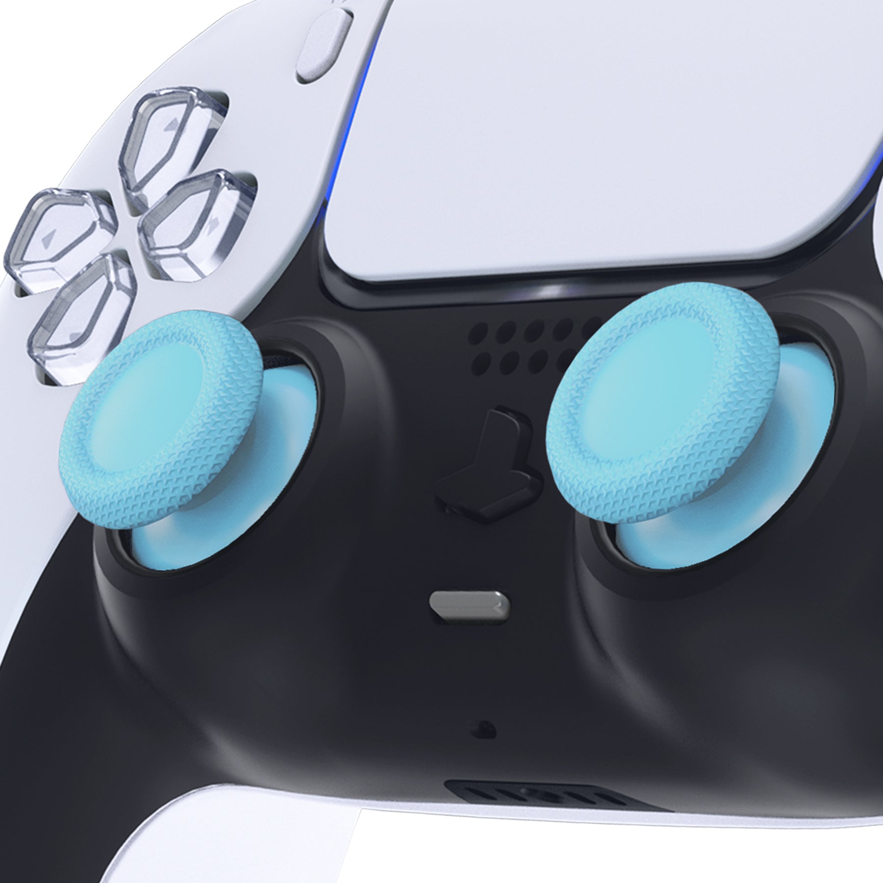 eXtremeRate Replacement Thumbsticks Analog Stick Joystick Compatible with PS5 & PS4 All Model Controller - Heaven Blue eXtremeRate