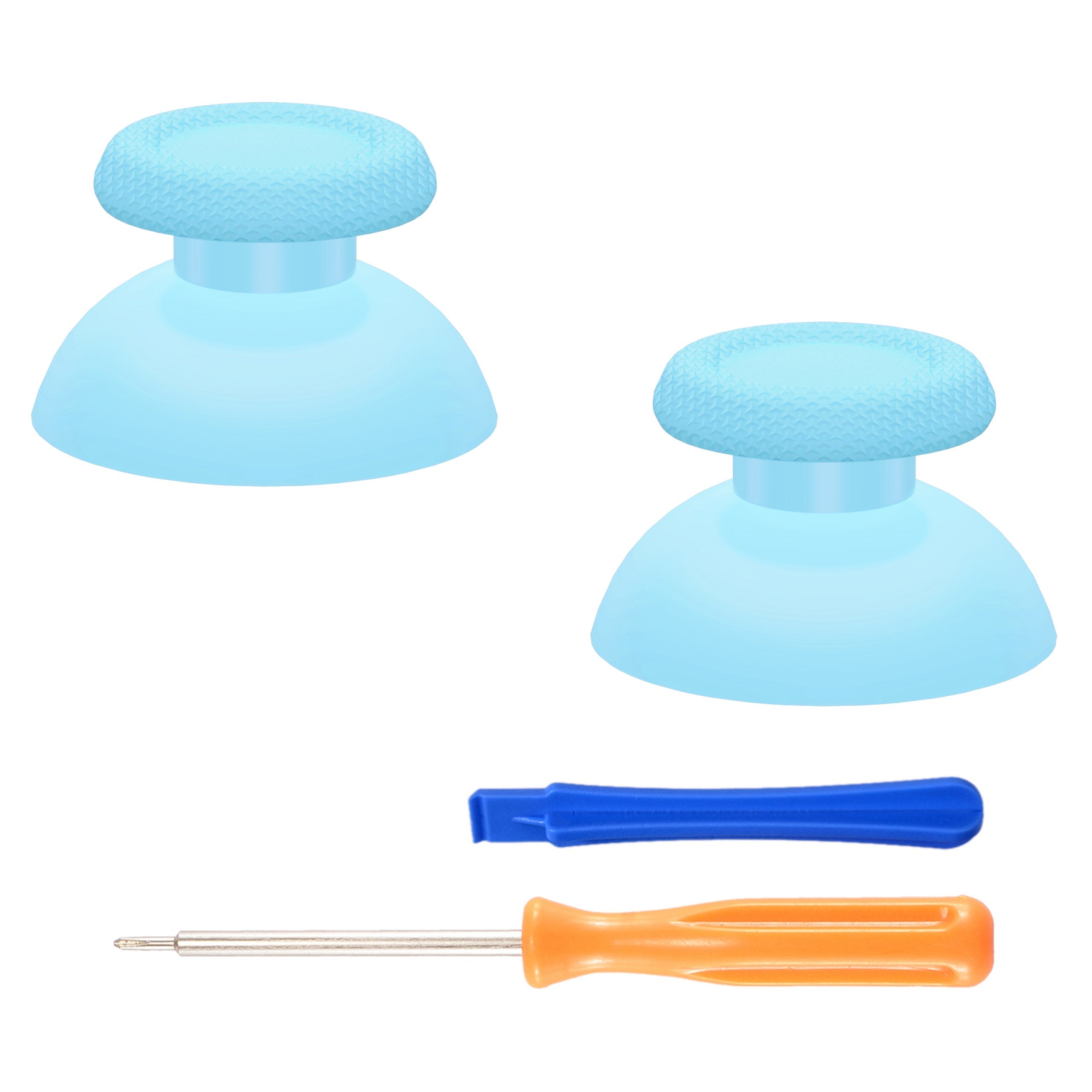 eXtremeRate Replacement Thumbsticks Analog Stick Joystick Compatible with PS5 & PS4 All Model Controller - Heaven Blue eXtremeRate