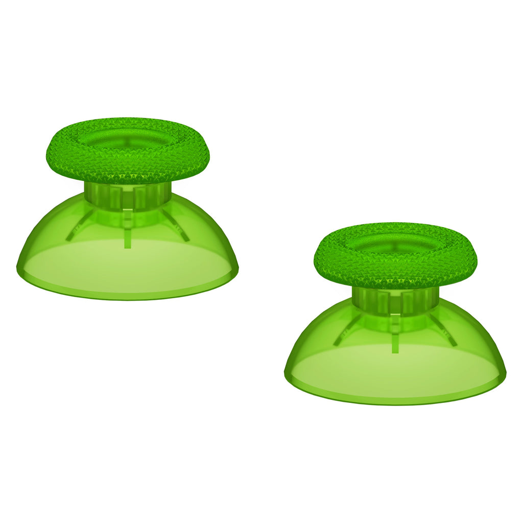 eXtremeRate Replacement Thumbsticks Analog Stick Joystick Compatible with PS5 & PS4 All Model Controller - Clear Green eXtremeRate