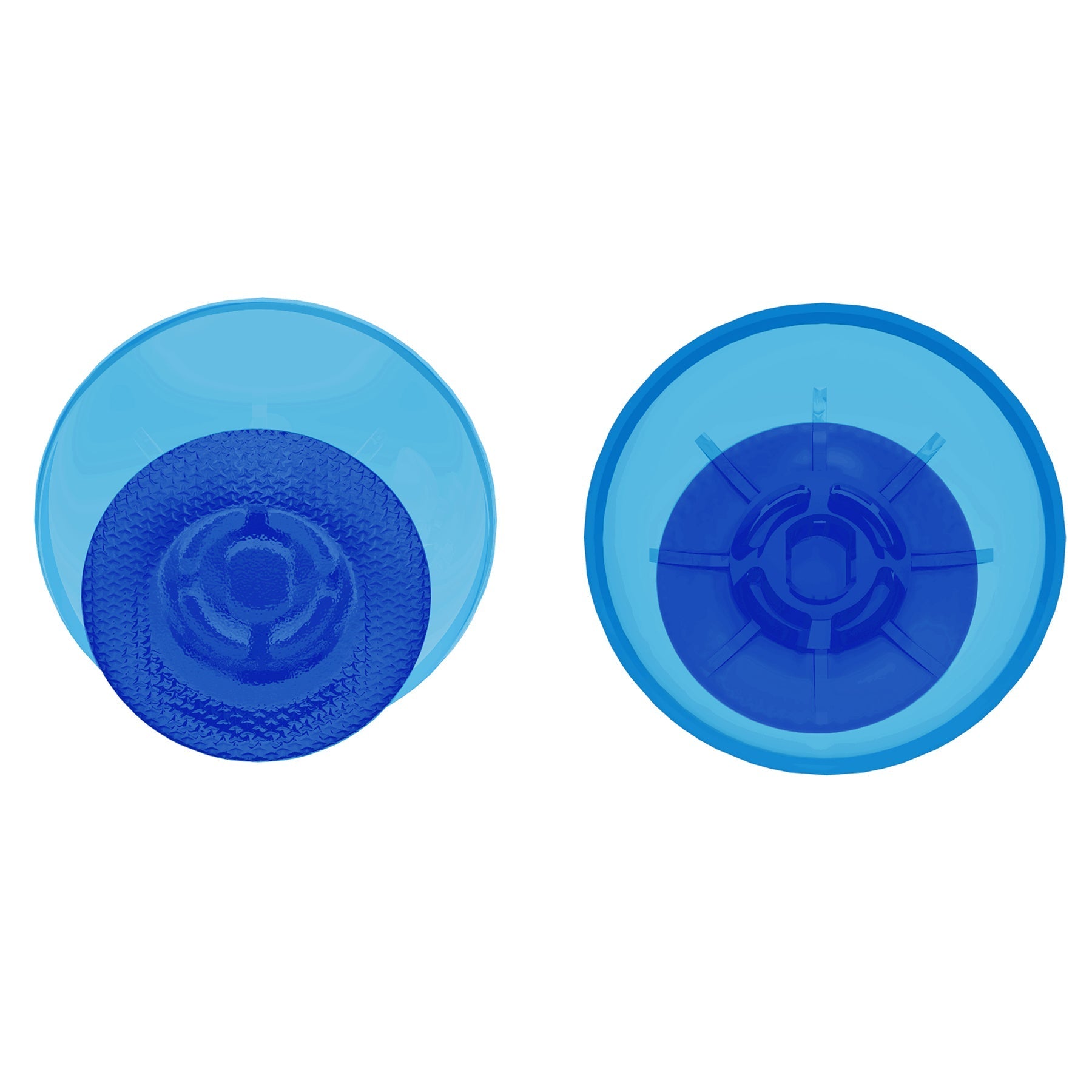 eXtremeRate Replacement Thumbsticks Analog Stick Joystick Compatible with PS5 & PS4 All Model Controller - Clear Blue eXtremeRate