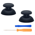 eXtremeRate Replacement Thumbsticks Analog Stick Joystick Compatible with PS5 & PS4 All Model Controller - Solid Black eXtremeRate