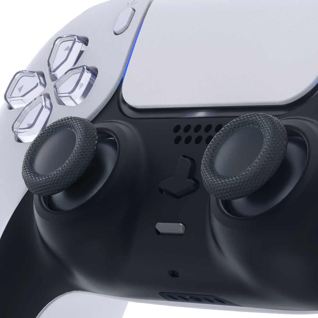 eXtremeRate Replacement Thumbsticks Analog Stick Joystick Compatible with PS5 & PS4 All Model Controller - Solid Black eXtremeRate