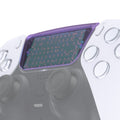 eXtremeRate Replacement Custom Touchpad Cover Compatible with PS5 Controller BDM-010/020/030/040/050/060 - Clear Atomic Purple eXtremeRate
