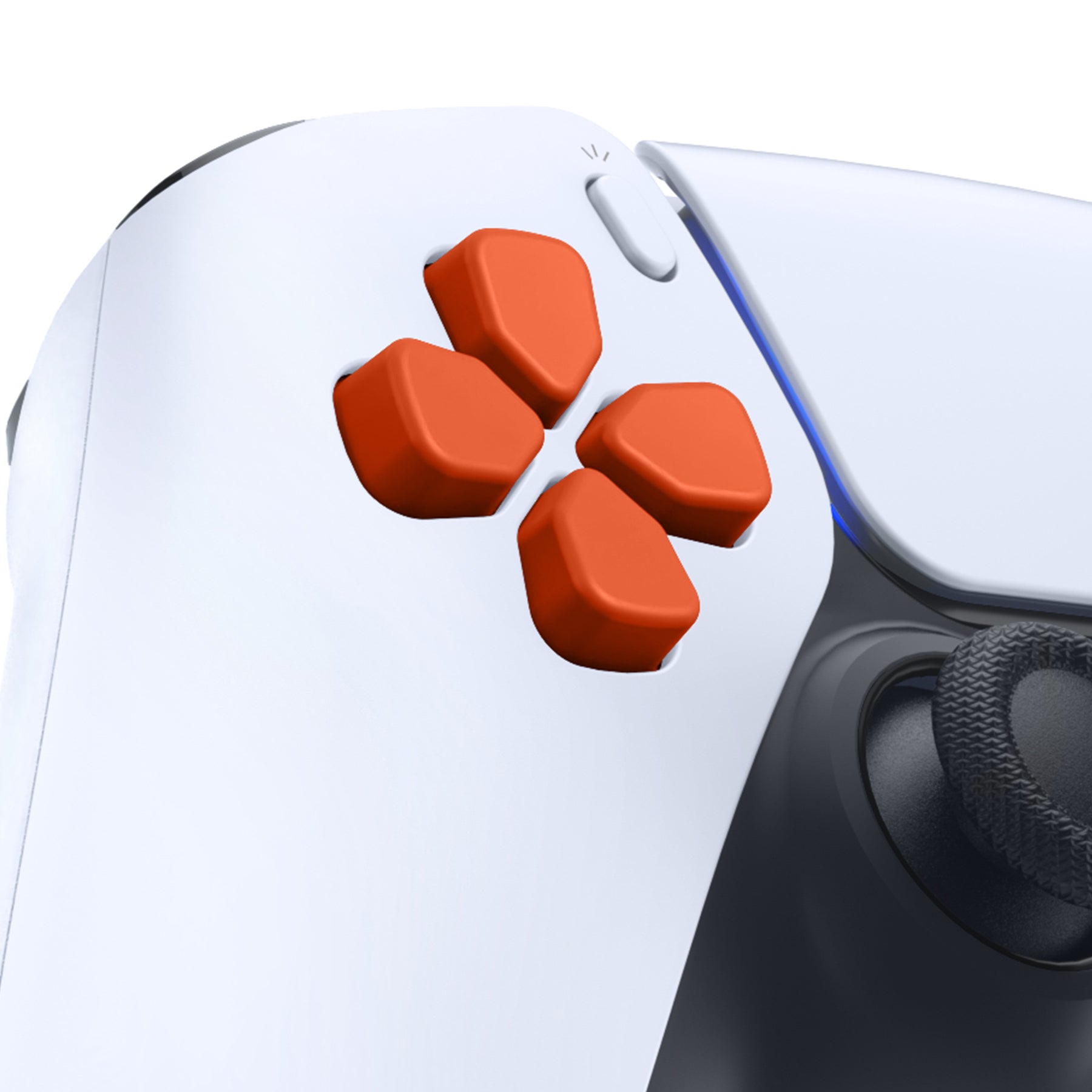 eXtremeRate Ergonomic Split Dpad Buttons (SDP Buttons) for PS5 & PS5 Edge & PS4 All Model Controller - Orange eXtremeRate