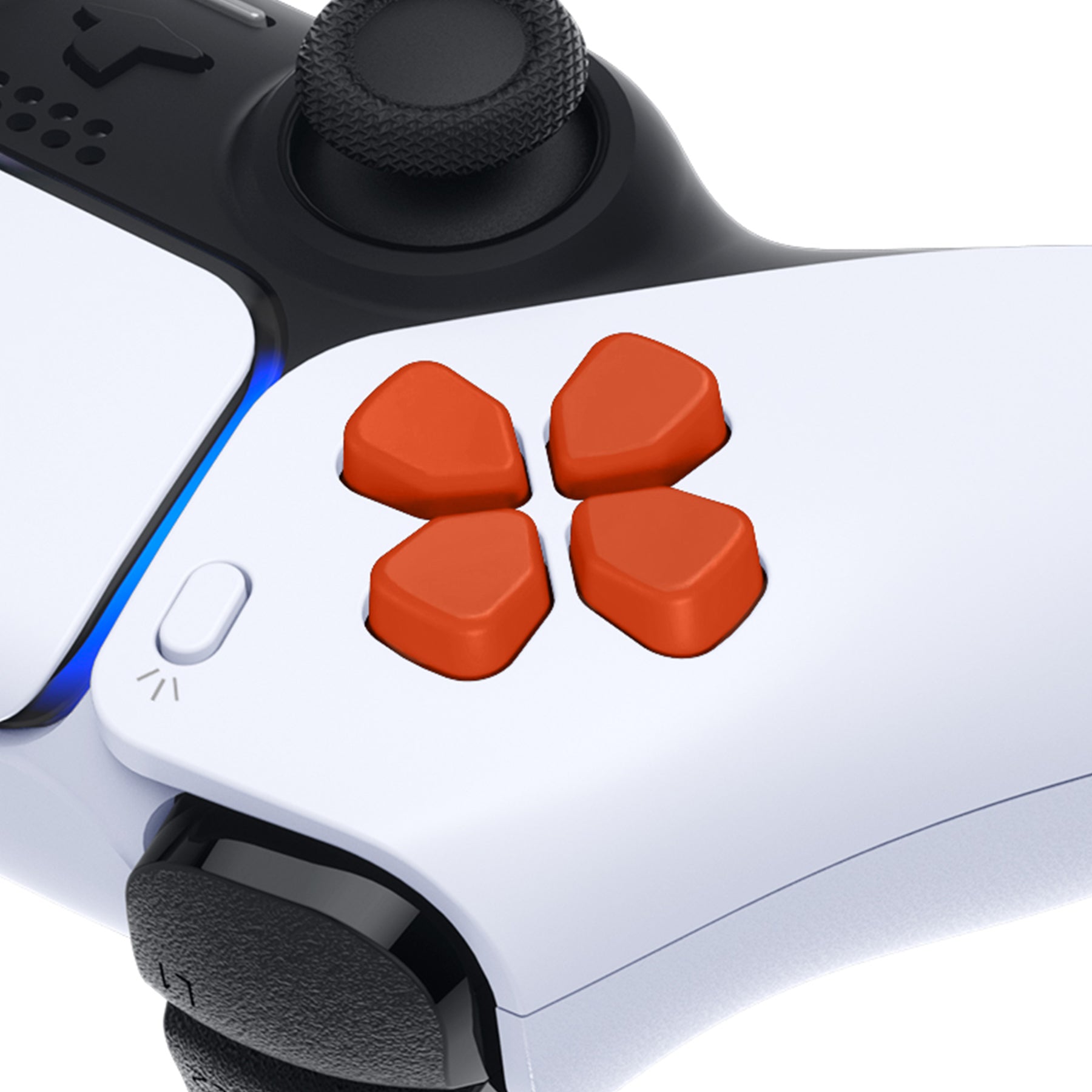 eXtremeRate Ergonomic Split Dpad Buttons (SDP Buttons) for PS5 & PS5 Edge & PS4 All Model Controller - Orange eXtremeRate