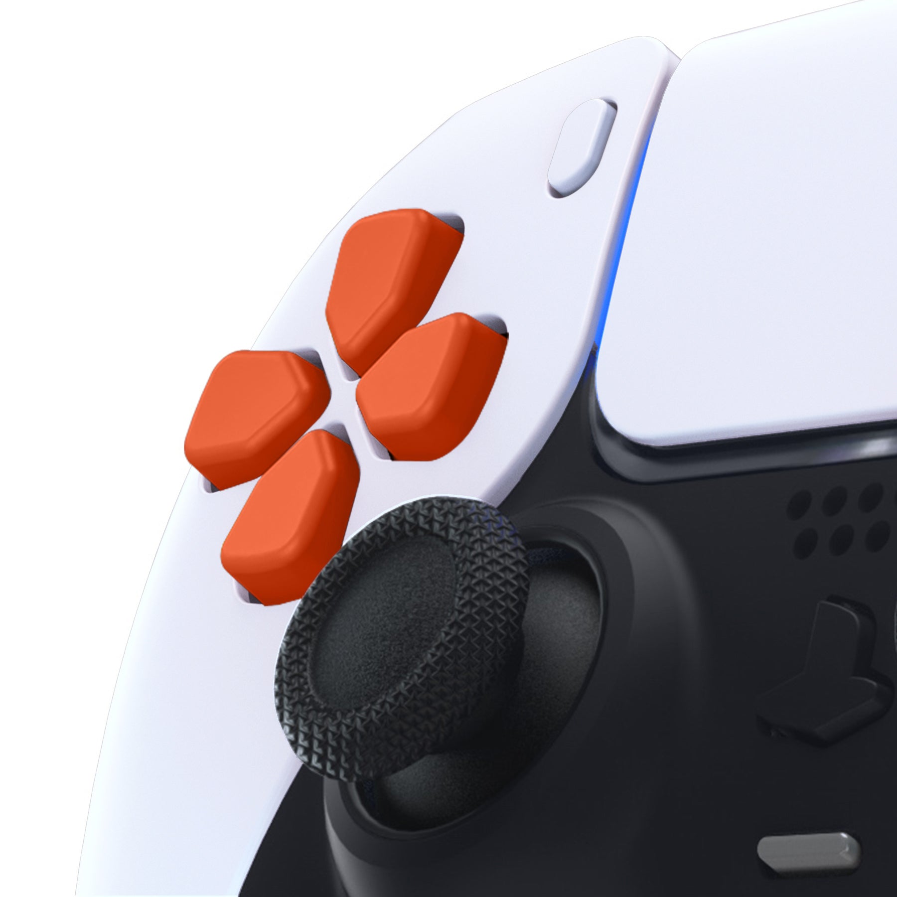 eXtremeRate Ergonomic Split Dpad Buttons (SDP Buttons) for PS5 & PS5 Edge & PS4 All Model Controller - Orange eXtremeRate