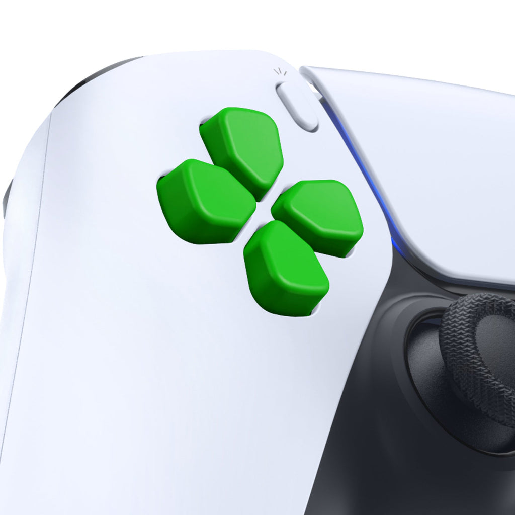 eXtremeRate Ergonomic Split Dpad Buttons (SDP Buttons) for PS5 & PS5 Edge & PS4 All Model Controller - Green eXtremeRate