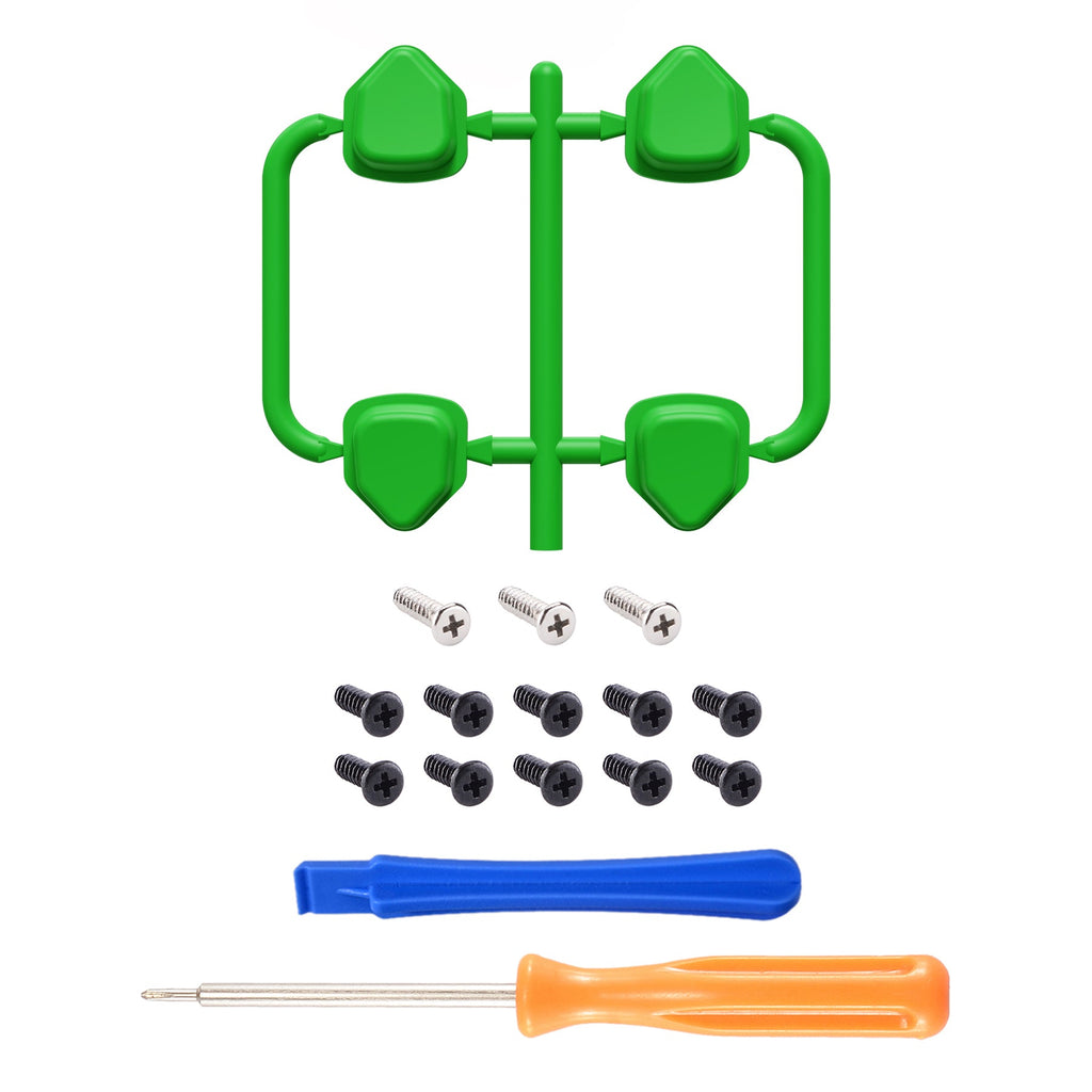 eXtremeRate Ergonomic Split Dpad Buttons (SDP Buttons) for PS5 & PS5 Edge & PS4 All Model Controller - Green eXtremeRate