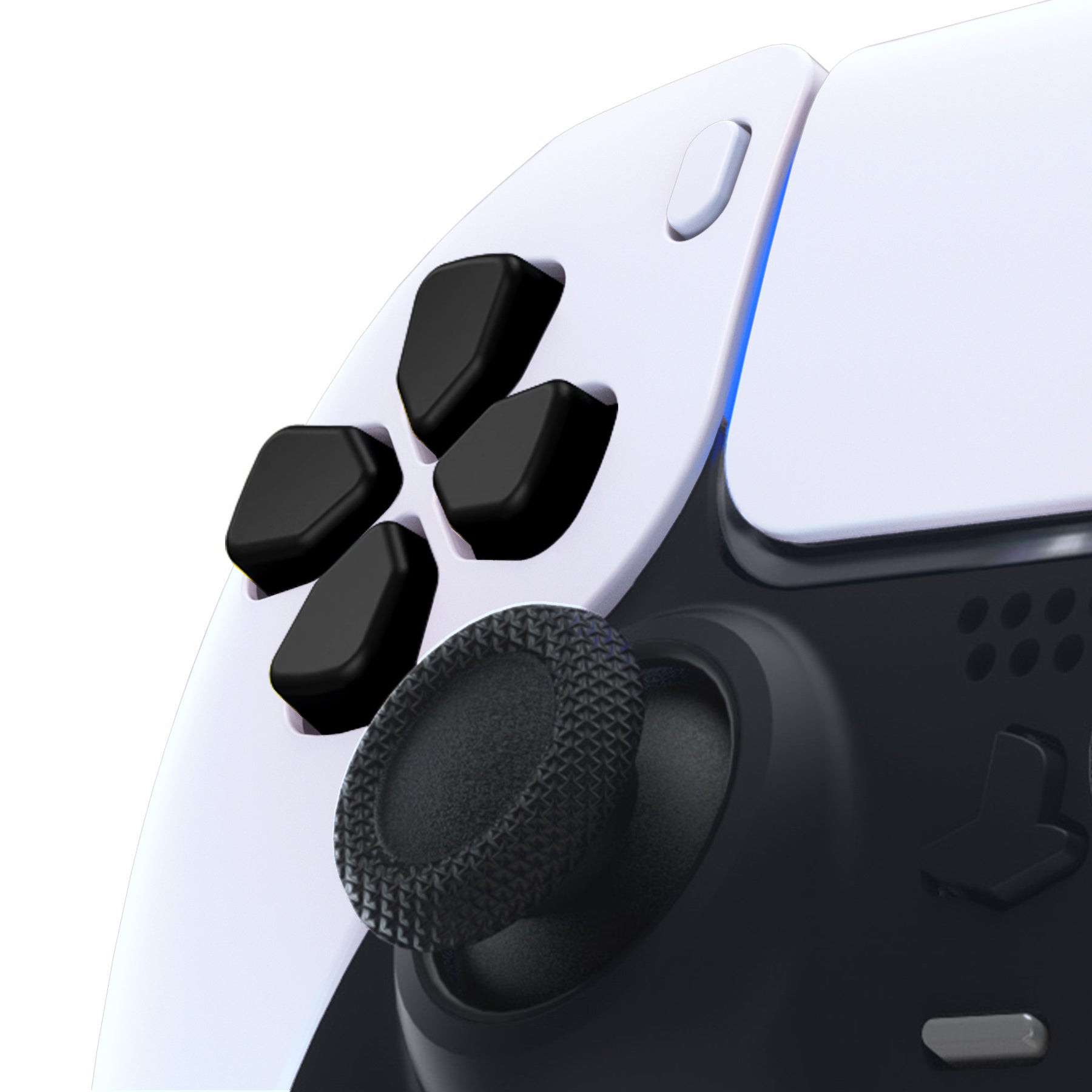 eXtremeRate Ergonomic Split Dpad Buttons (SDP Buttons) for PS5 & PS5 Edge & PS4 All Model Controller - Black eXtremeRate